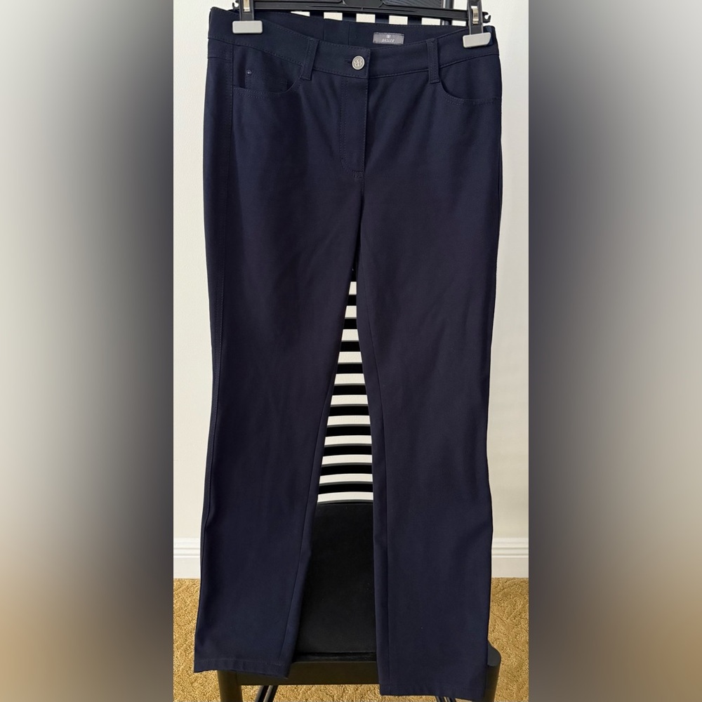 Basler Dark Blue Boot Cut Pants
